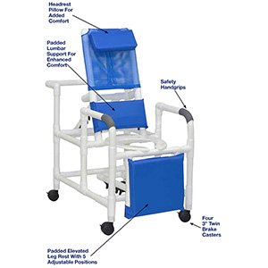 100 Series - Reclining Shower Chairs