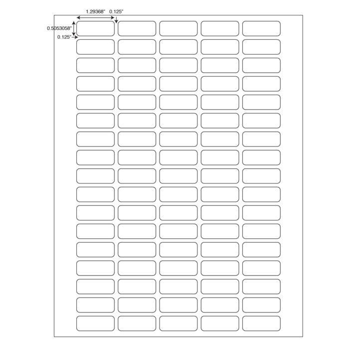 Label Sheets,Cryo